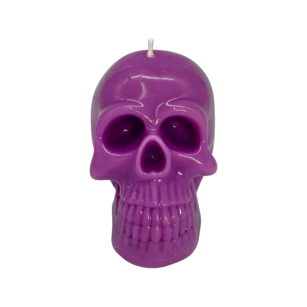 Bleeding Skull Pillar Candle