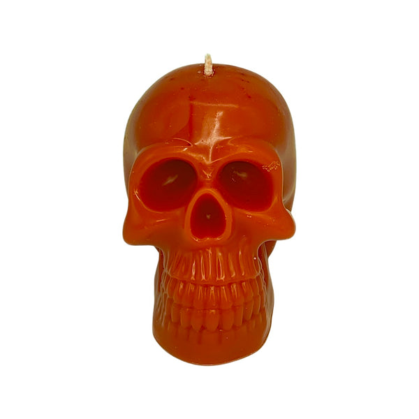 Bleeding Skull Pillar Candle