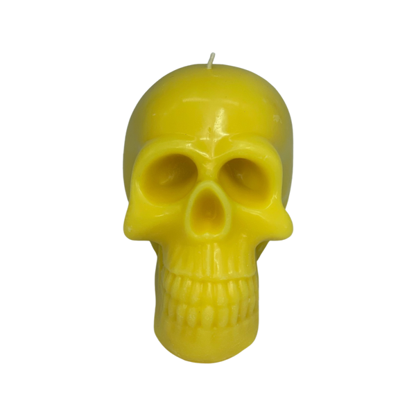 Bleeding Skull Pillar Candle